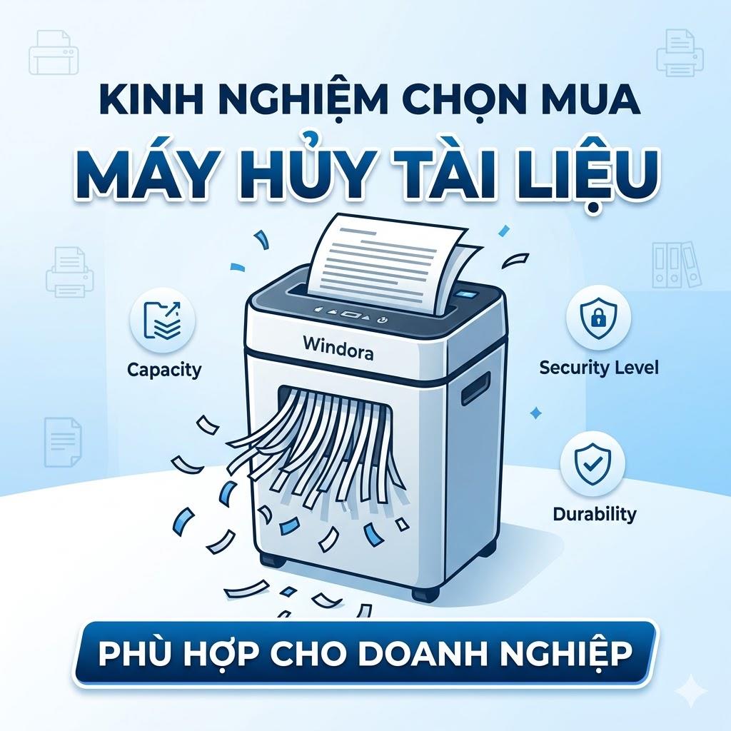 Kinh Nghiệm Chọn Mua Máy Hủy Tài Liệu Phù Hợp Cho Doanh Nghiệp