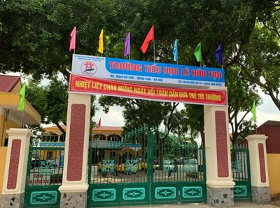 Dự án lắp đặt màn hình tương tác Windora tại Trường Tiểu học Lê Hữu Tựu